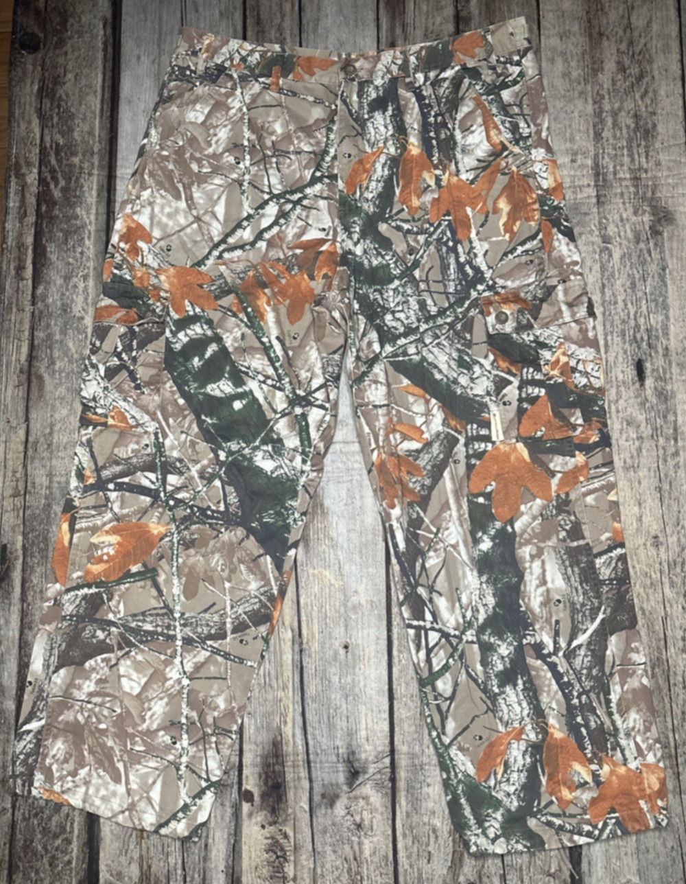 Outfitters Ridge Fusion 3-D Camo Pants Mens XL Hunting Cargo Cotton Outdoor